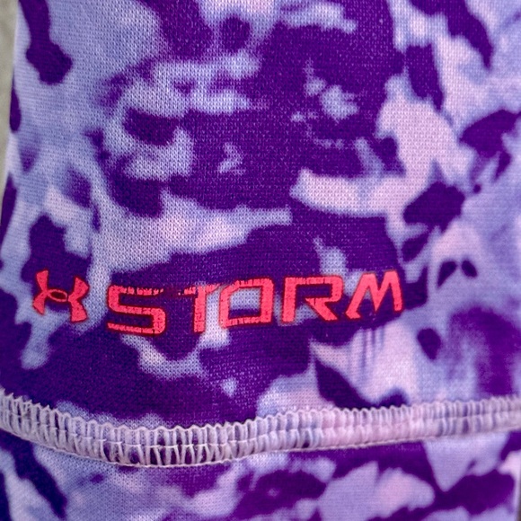 Under Armour girls Purple Hoodie Size 10-12 - Picture 5 of 5